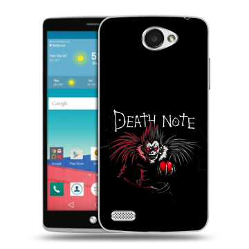 Пластиковый чехол на LG Max с принтом Death note Тетрадь смерти Пластиковый чехол на LG Max с принтом Death note Тетрадь смерти