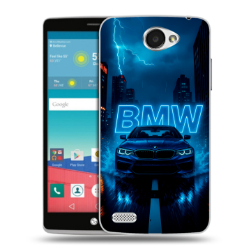Пластиковый чехол на LG Max с принтом BMW БМВ Пластиковый чехол на LG Max с принтом BMW БМВ