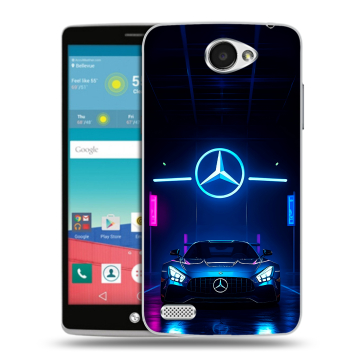 Пластиковый чехол на LG Max с принтом Mercedes Мерседес Пластиковый чехол на LG Max с принтом Mercedes Мерседес
