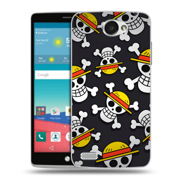 Пластиковый чехол на LG Max с принтом One Piece Ван Пис