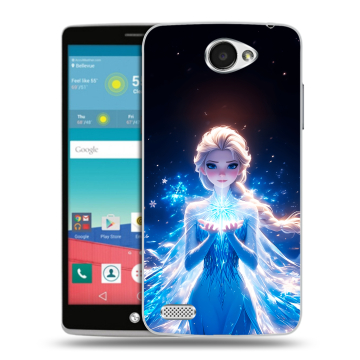 Пластиковый чехол на LG Max с принтом Холодное сердце Frozen Пластиковый чехол на LG Max с принтом Холодное сердце Frozen