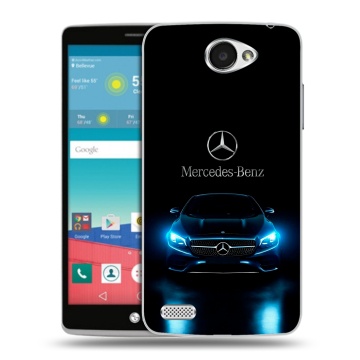 Пластиковый чехол на LG Max с принтом Mercedes Мерседес Пластиковый чехол на LG Max с принтом Mercedes Мерседес