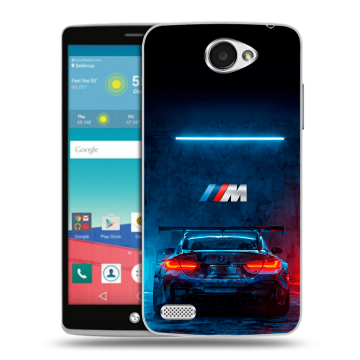 Пластиковый чехол на LG Max с принтом BMW БМВ Пластиковый чехол на LG Max с принтом BMW БМВ