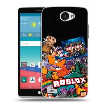 Пластиковый чехол на LG Max с принтом Roblox Роблокс Пластиковый чехол на LG Max с принтом Roblox Роблокс
