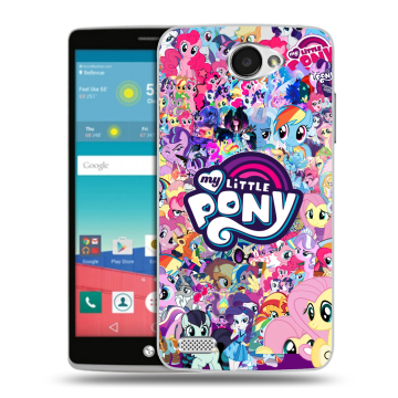 Пластиковый чехол на LG Max с принтом My little pony Дружба чудо Пластиковый чехол на LG Max с принтом My little pony Дружба чудо