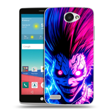 Пластиковый чехол на LG Max с принтом Death note Тетрадь смерти