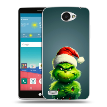 Пластиковый чехол на LG Max с принтом Новый год