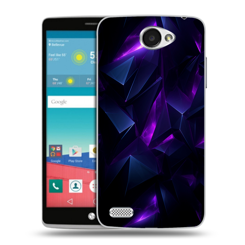 Пластиковый чехол на LG Max с принтом Абстракиция Пластиковый чехол на LG Max с принтом Абстракиция