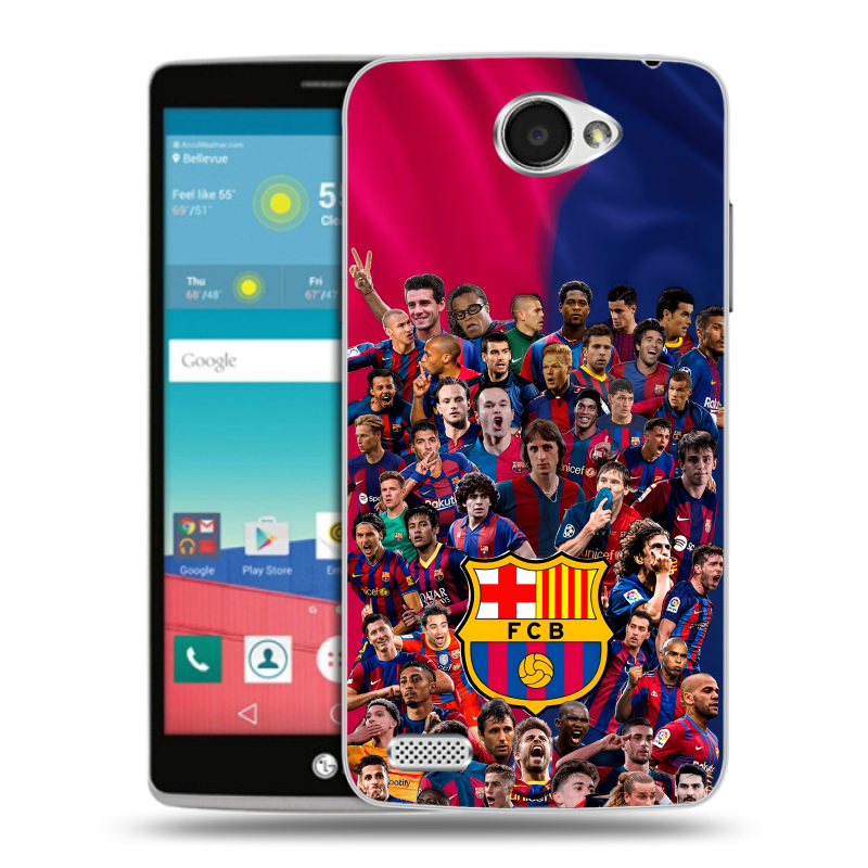 Пластиковый чехол на LG Max с принтом Барселона Barcelona Пластиковый чехол на LG Max с принтом Барселона Barcelona