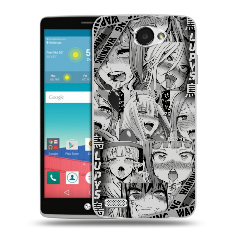 Пластиковый чехол на LG Max с принтом Ahegao Ахегао Аниме Пластиковый чехол на LG Max с принтом Ahegao Ахегао Аниме