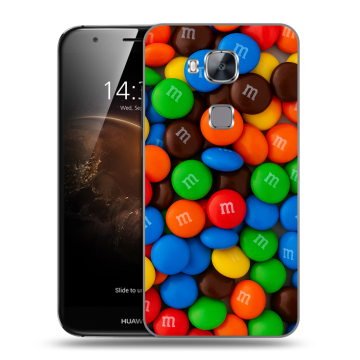 Пластиковый чехол на Huawei G8 с принтом Конфеты