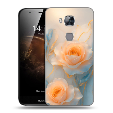 Пластиковый чехол на Huawei G8 с принтом Женский
