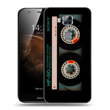 Пластиковый чехол на Huawei G8 с принтом Кассета Пластиковый чехол на Huawei G8 с принтом Кассета