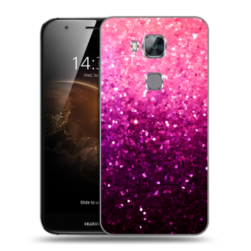 Пластиковый чехол на Huawei G8 с принтом Блестки