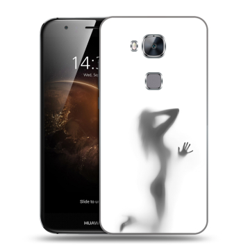 Пластиковый чехол на Huawei G8 с принтом Силуэт