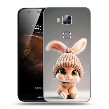 Пластиковый чехол на Huawei G8 с принтом Кролик