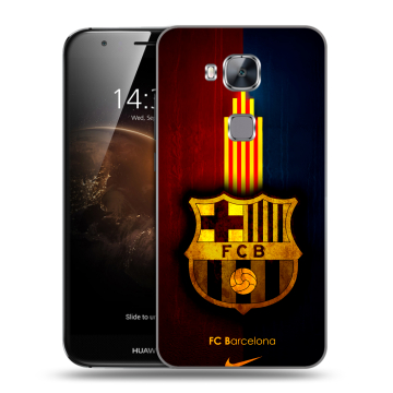 Пластиковый чехол на Huawei G8 с принтом Барселона Barcelona