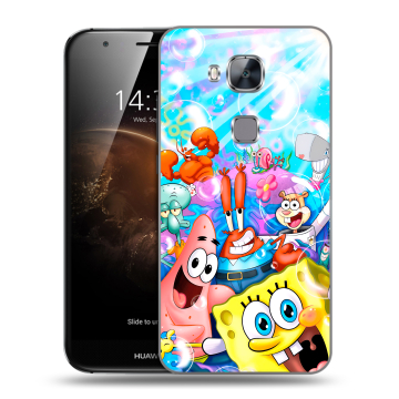 Пластиковый чехол на Huawei G8 с принтом спанчбоб спанч боб Пластиковый чехол на Huawei G8 с принтом спанчбоб спанч боб
