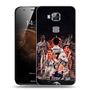 Пластиковый чехол на Huawei G8 с принтом Реал Роналдо Real Ronaldo