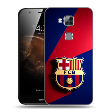 Пластиковый чехол на Huawei G8 с принтом Барселона Barcelona