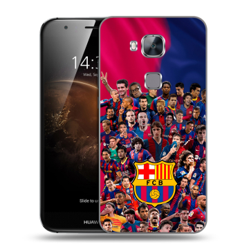 Пластиковый чехол на Huawei G8 с принтом Барселона Barcelona