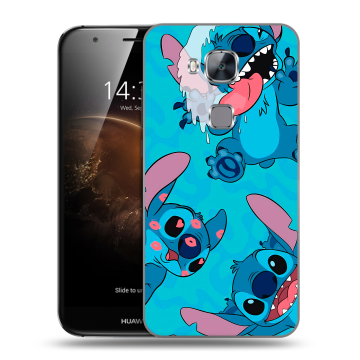 Пластиковый чехол на Huawei G8 с принтом Лило и Стич