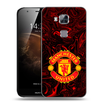 Пластиковый чехол на Huawei G8 с принтом Manchester United Пластиковый чехол на Huawei G8 с принтом Manchester United