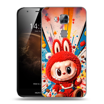 Пластиковый чехол на Huawei G8 с принтом Labubu Лабубу