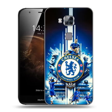 Пластиковый чехол на Huawei G8 с принтом Chelsea Челси Пластиковый чехол на Huawei G8 с принтом Chelsea Челси