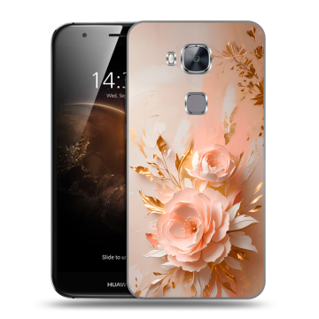 Пластиковый чехол на Huawei G8 с принтом женский Пластиковый чехол на Huawei G8 с принтом женский