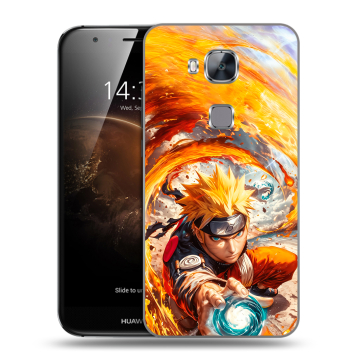 Пластиковый чехол на Huawei G8 с принтом Аниме Наруто Naruto