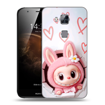 Пластиковый чехол на Huawei G8 с принтом Labubu Лабубу