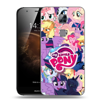 Пластиковый чехол на Huawei G8 с принтом My little pony Дружба чудо Пластиковый чехол на Huawei G8 с принтом My little pony Дружба чудо