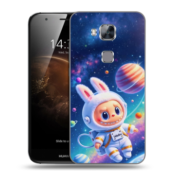 Пластиковый чехол на Huawei G8 с принтом Labubu Лабубу