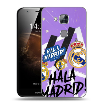Пластиковый чехол на Huawei G8 с принтом Real Madrid Реал Мадрид