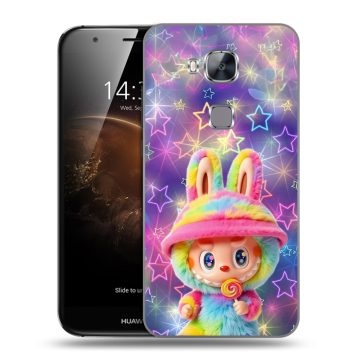 Пластиковый чехол на Huawei G8 с принтом Labubu Лабубу Пластиковый чехол на Huawei G8 с принтом Labubu Лабубу