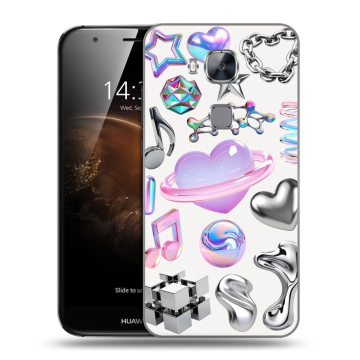 Пластиковый чехол на Huawei G8 с принтом Y2K