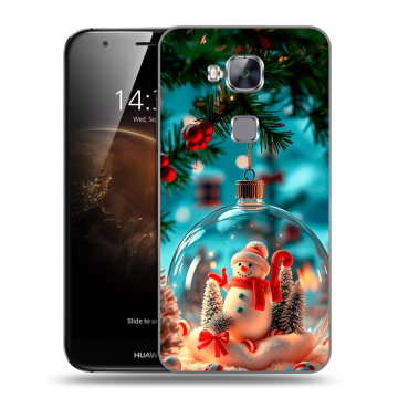 Пластиковый чехол на Huawei G8 с принтом Новый год Пластиковый чехол на Huawei G8 с принтом Новый год