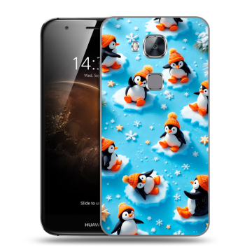 Пластиковый чехол на Huawei G8 с принтом Новый год Пластиковый чехол на Huawei G8 с принтом Новый год
