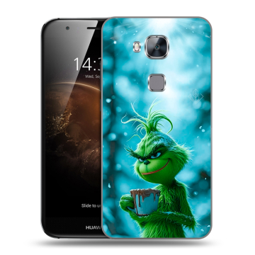 Пластиковый чехол на Huawei G8 с принтом Новый год гринч Пластиковый чехол на Huawei G8 с принтом Новый год гринч