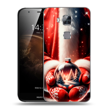 Пластиковый чехол на Huawei G8 с принтом Новый год Пластиковый чехол на Huawei G8 с принтом Новый год