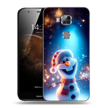 Пластиковый чехол на Huawei G8 с принтом Новый год Пластиковый чехол на Huawei G8 с принтом Новый год