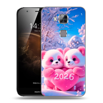 Пластиковый чехол на Huawei G8 с принтом Новый год Пластиковый чехол на Huawei G8 с принтом Новый год