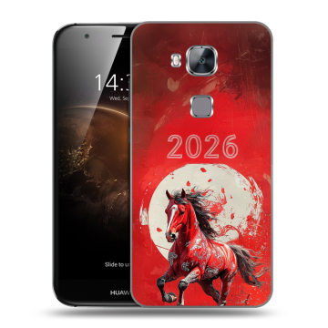 Пластиковый чехол на Huawei G8 с принтом Новый год Пластиковый чехол на Huawei G8 с принтом Новый год