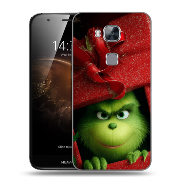 Пластиковый чехол на Huawei G8 с принтом Новый год Пластиковый чехол на Huawei G8 с принтом Новый год