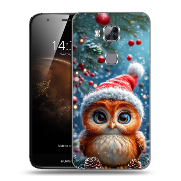 Пластиковый чехол на Huawei G8 с принтом Новый год Пластиковый чехол на Huawei G8 с принтом Новый год