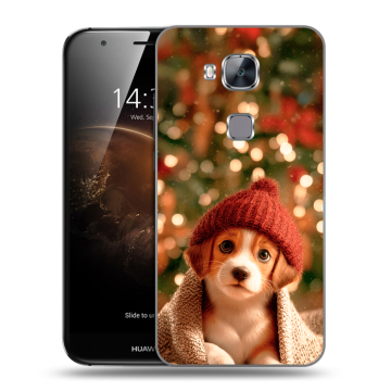 Пластиковый чехол на Huawei G8 с принтом Новый год Пластиковый чехол на Huawei G8 с принтом Новый год