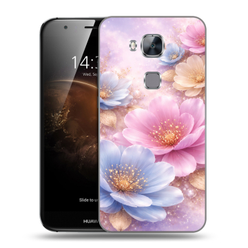 Пластиковый чехол на Huawei G8 с принтом женский