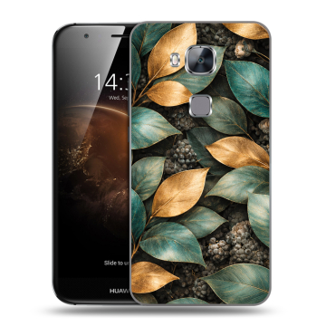 Пластиковый чехол на Huawei G8 с принтом женский