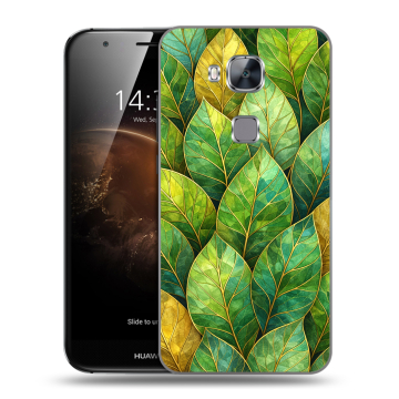 Пластиковый чехол на Huawei G8 с принтом женский